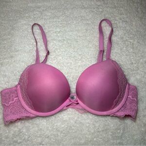 Victoria’s Secret Dream Angel Pink Lace Push Up Bra 34B